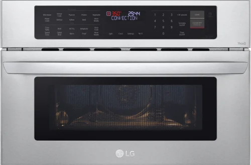 LG 30 Inch Single Speed Electric Smart Wall Oven & Microwave with 1.7 cu. ft.