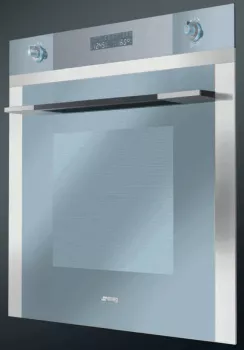 Smeg Linea Design 24 Inch Single Electric Wall Oven with 2.8 cu. ft. Capacity