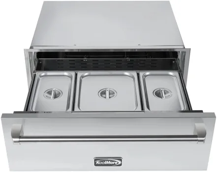 Koolmore 30 Inch Built-In Warming Drawer with 1.8 cu.ft Capacity - Image 2