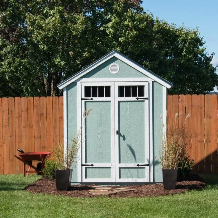 Garden D Wood Storage Shed 6 ft. W x 8 ft. - Image 3