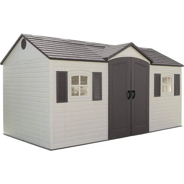 D Plastic Storage Shed 8 ft. W x 20 ft - Image 5