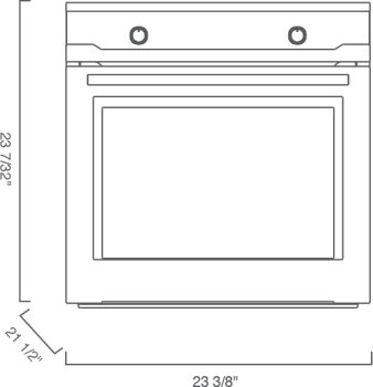 Blomberg 24 Inch Single Electric Wall Oven with 2.5 cu. ft. - Image 5