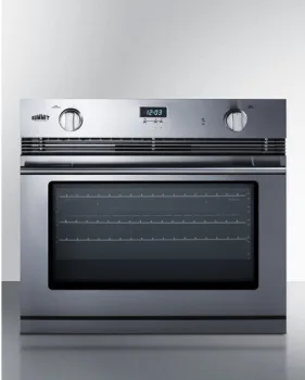 Summit 30 Inch Single Gas Wall Oven with 3.0 Cu. Ft. Capacity
