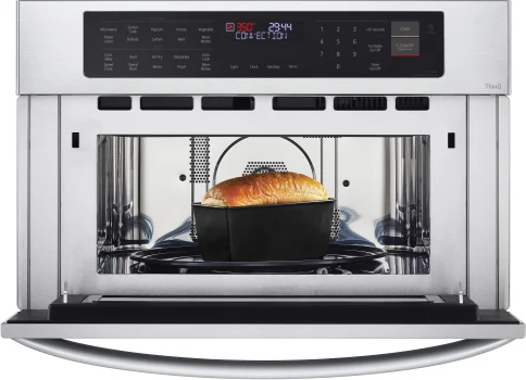 LG 30 Inch Single Speed Electric Smart Wall Oven & Microwave with 1.7 cu. ft. - Image 3