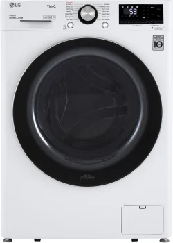 LG Stacked Washer & Dryer Set with Front Load Washer and Electric Dryer - Image 7